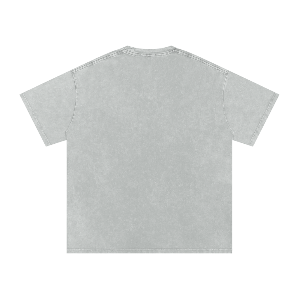 Inside me: A prayer and a Rave - Snow Washed Oversized Cotton Tee