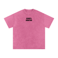Tenderness is the New Punk PINK - Snow Washed Oversized Cotton T-Shirt