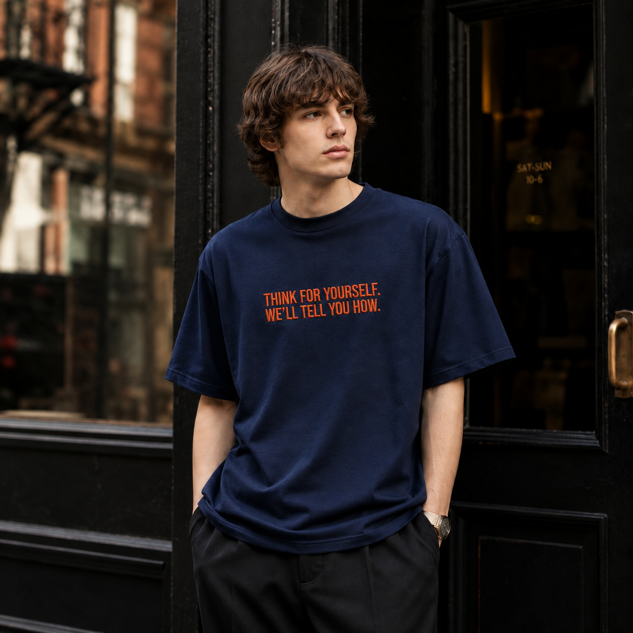Graphic Tee — "Thank For Yourself. We'll Tell You How."